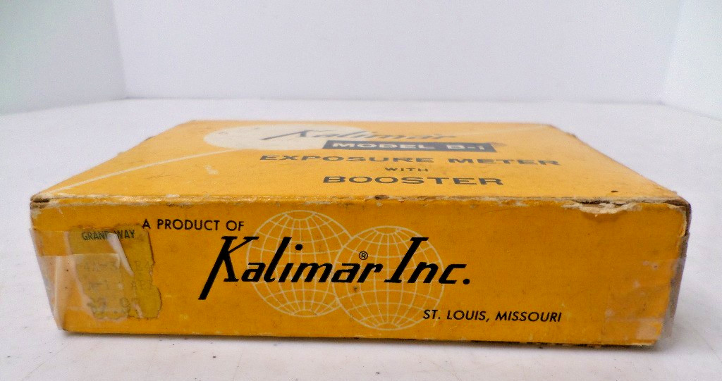 Vintage KALIMAR B-1 EXPOSURE METER & BOOSTER KIT W/Original Box