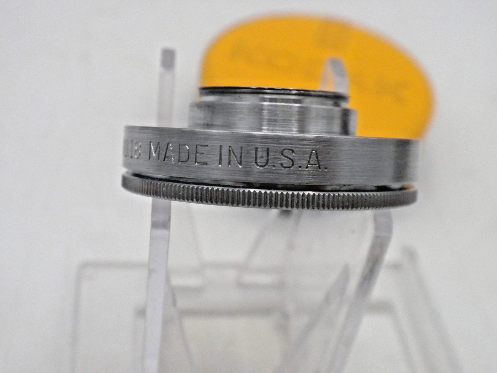 Kodak Series VI Adapter Ring Number 18 with Yellow Filter & Kodak Case