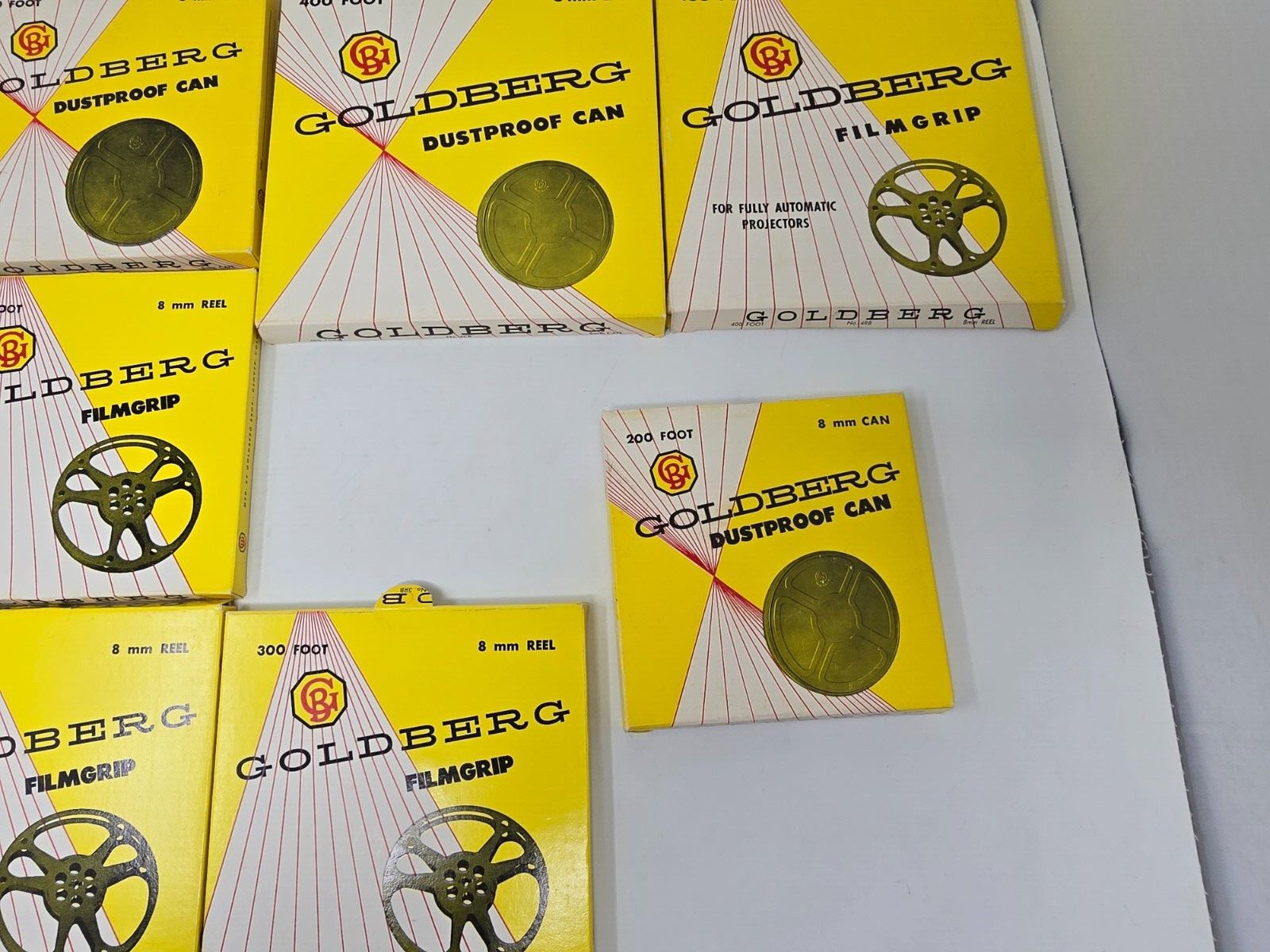 Vintage Goldberg Film Dustproof Cans and Film Grips – No Film Included
