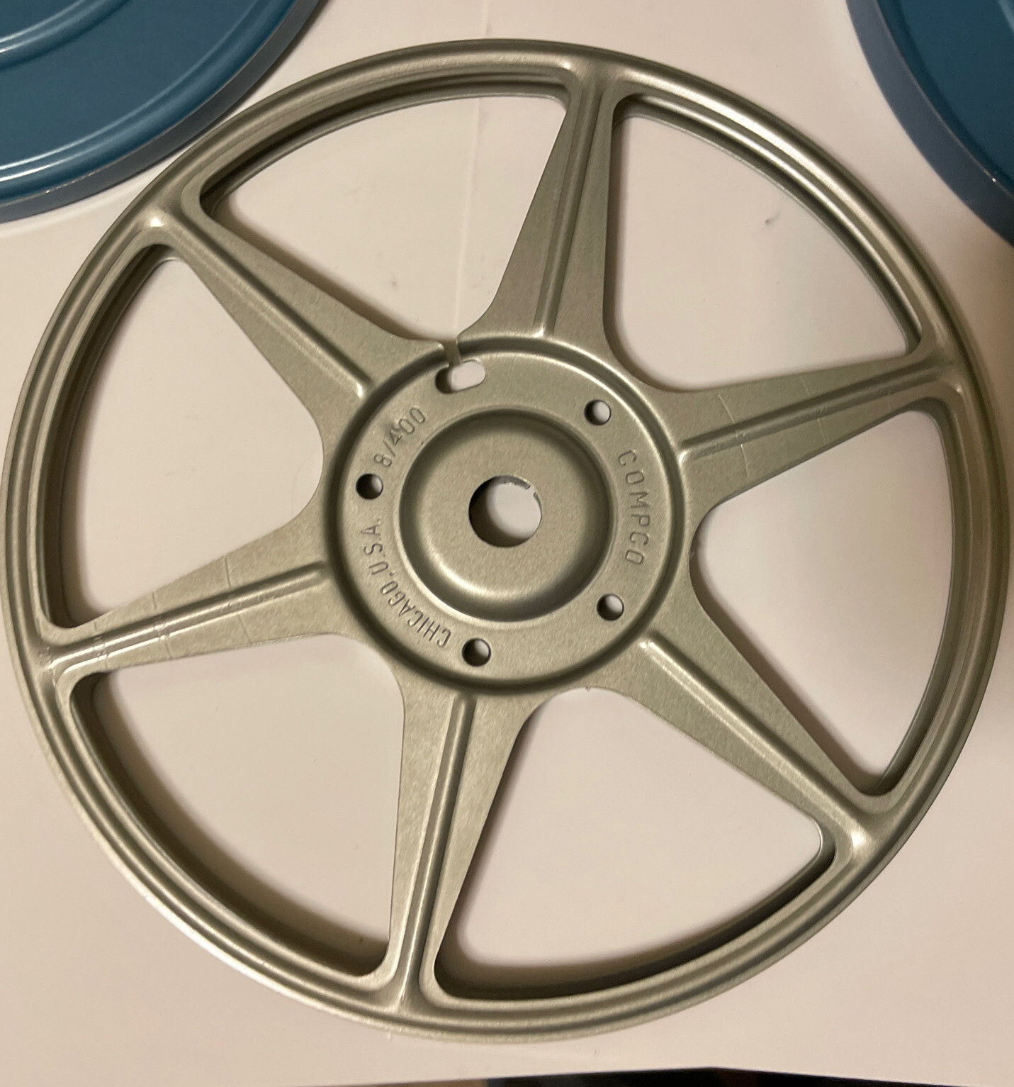 Korvette Camera Dept Super 8 Can & Metal Compco Movie Reel Chicago USA