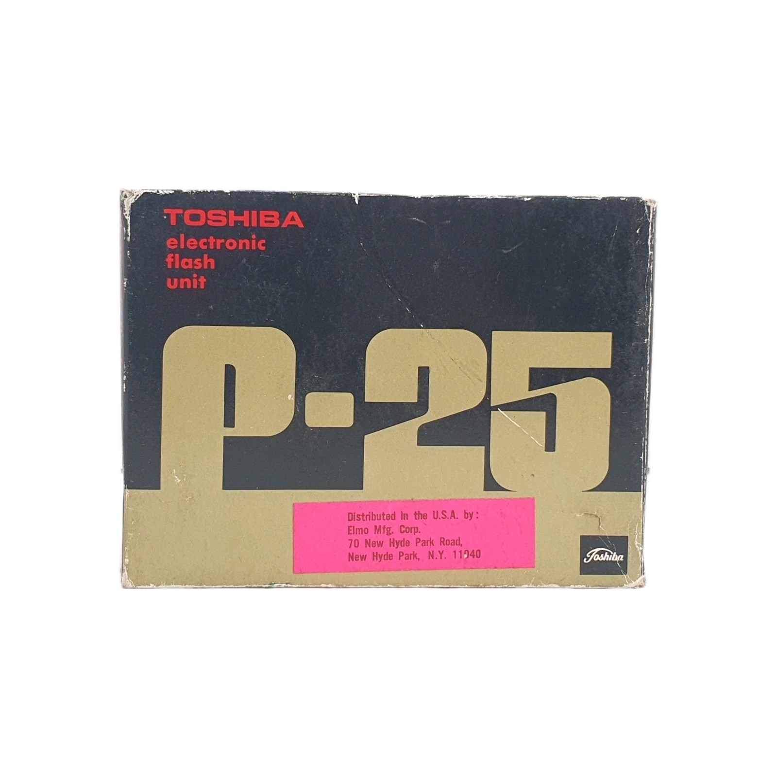 Vintage Toshiba P-25 Electronic Flash Unit For Polaroid Land Camera OneStep