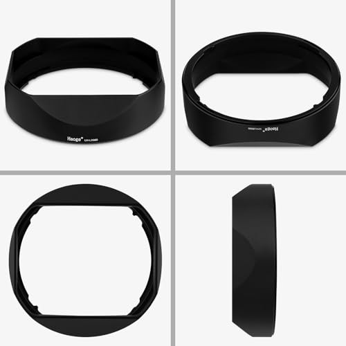 Haoge Square Metal Lens Hood for Panasonic LUMIX S 20-60mm F3.5-5.6 Lens Metal