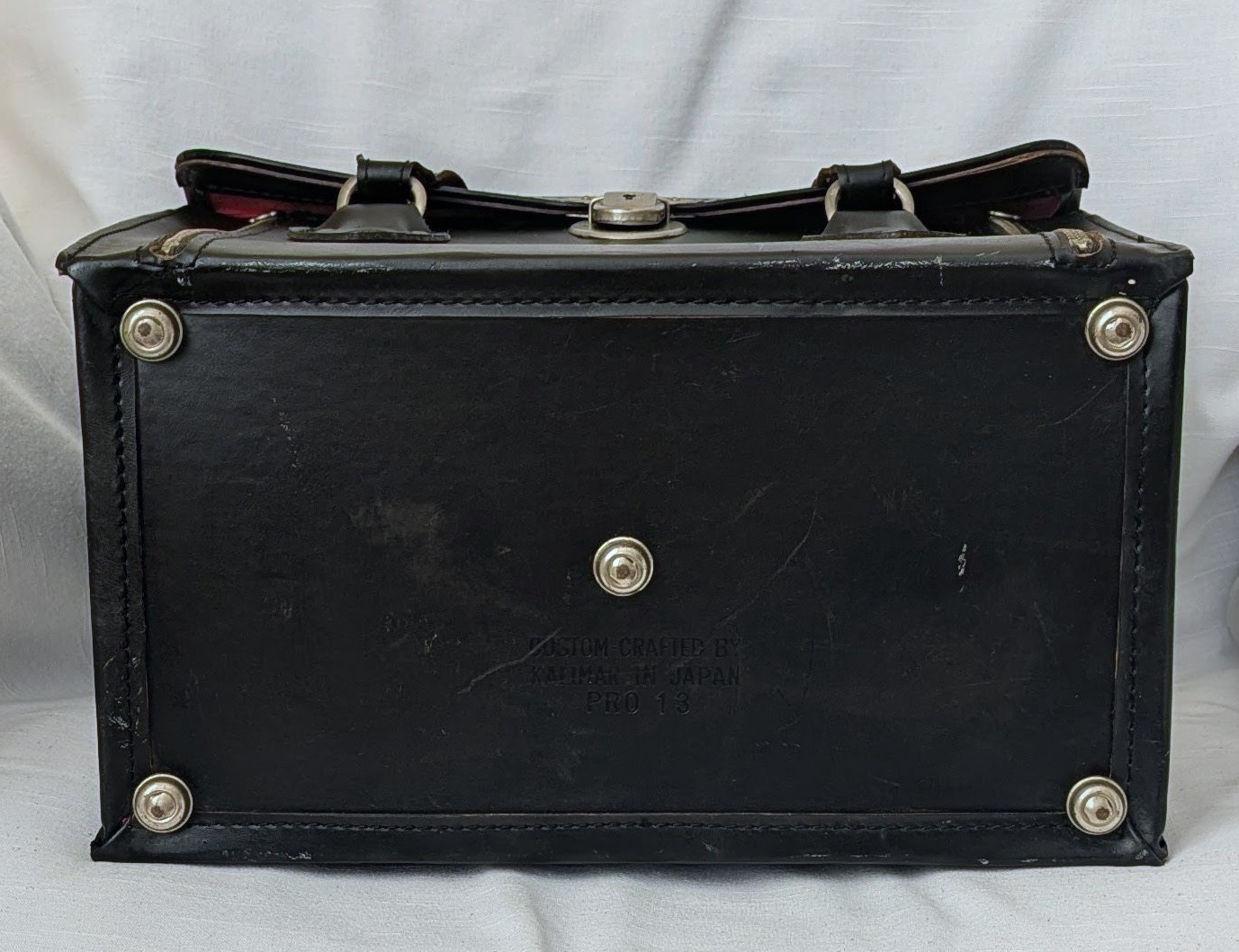 Vintage Black KALI-BAG Camera Case Custom Crafted By Kalimar 1960s Japan Pro 13