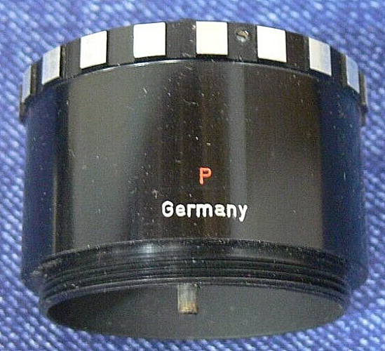 VINTAGE SCHACHT ULM DONAU Extension Tubes P Germany Camera/Photography Film Case