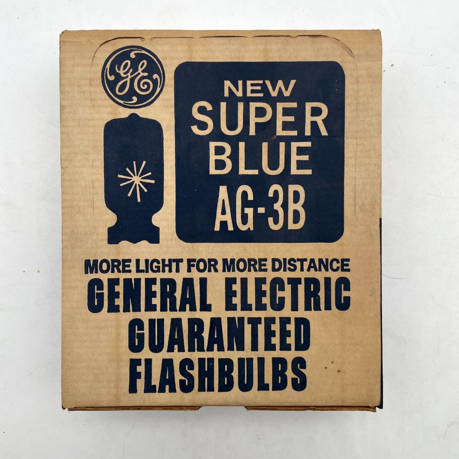Lot of 12 General Electric AG-3B Super Blue Flash Bulbs for Film Photography