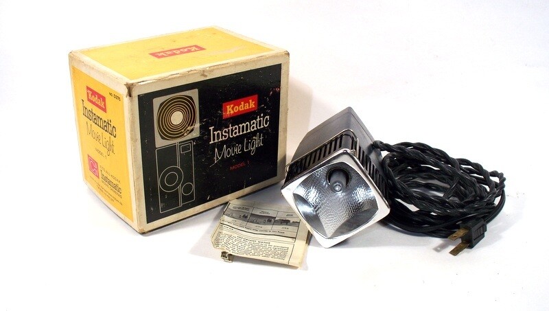 Vintage Kodak Instamatic Movie Light Model 1 Original Box Tested Working