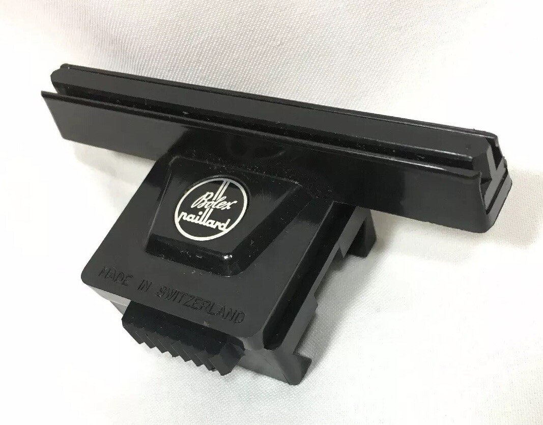 Vintage Bolex Paillard Camera Attachment Adjustable Rail Made in Switzerland