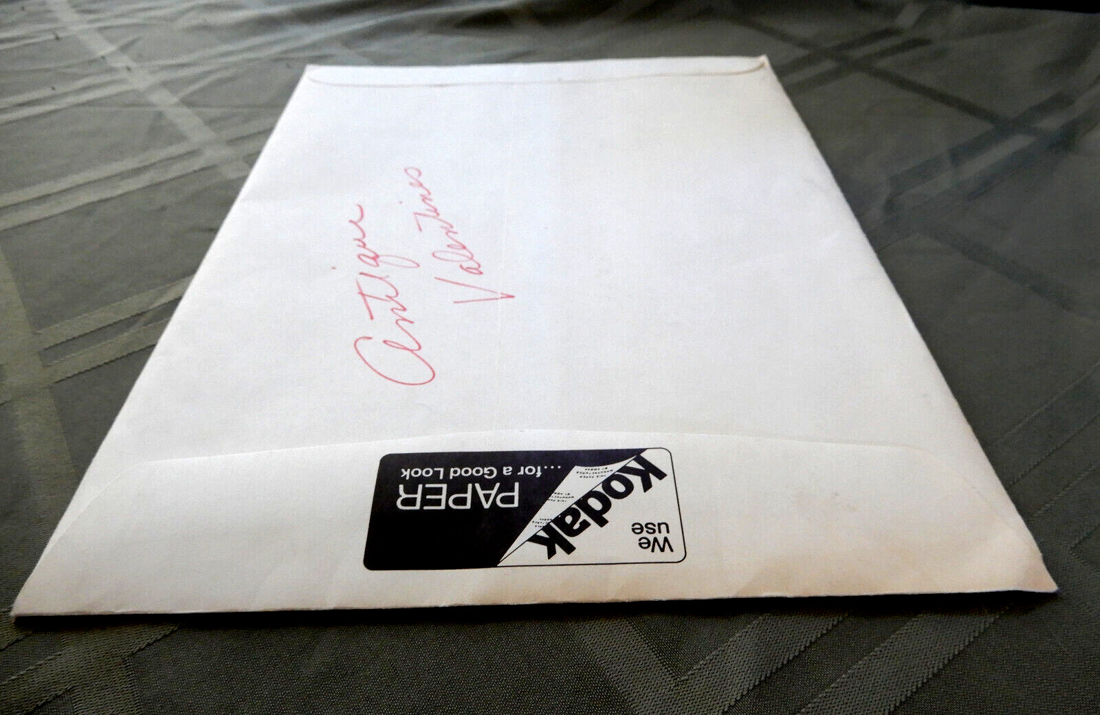 Vintage KODAK FILM ENVELOPE Customer Pictures DEVELOPING PRINTS AND NEGATIVES
