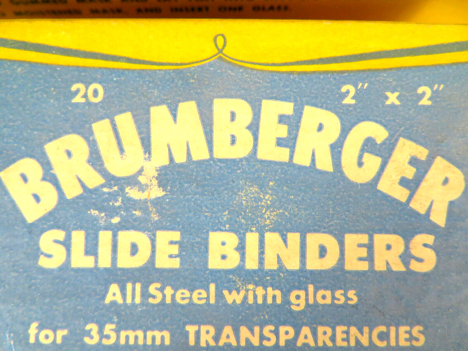 Vintage Brumberger Metal Slide Binders & Esco 2×2 for 35mm w/Glass Large Lot