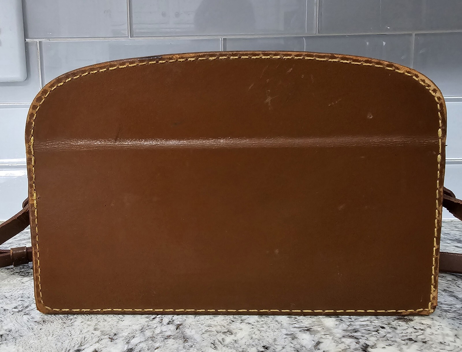 Vintage Brown Leather Camera Case ▪︎ Orig. for Bell & Howell 8mm ▪︎ Includes Key