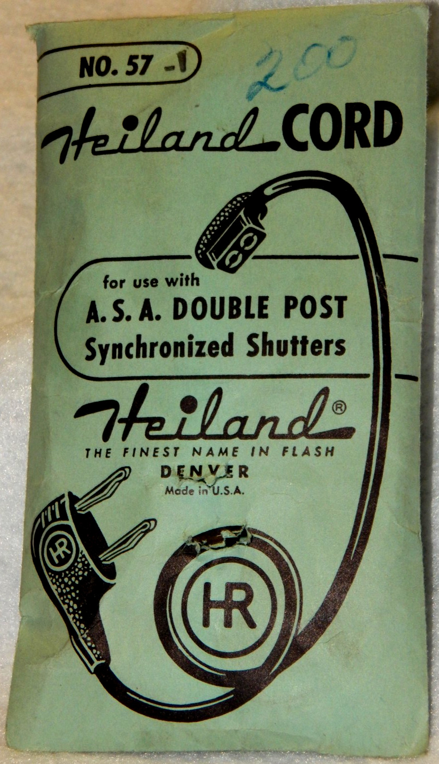 Highland Cord No.57 for Use with ASA Double Post Synchronized Shutters