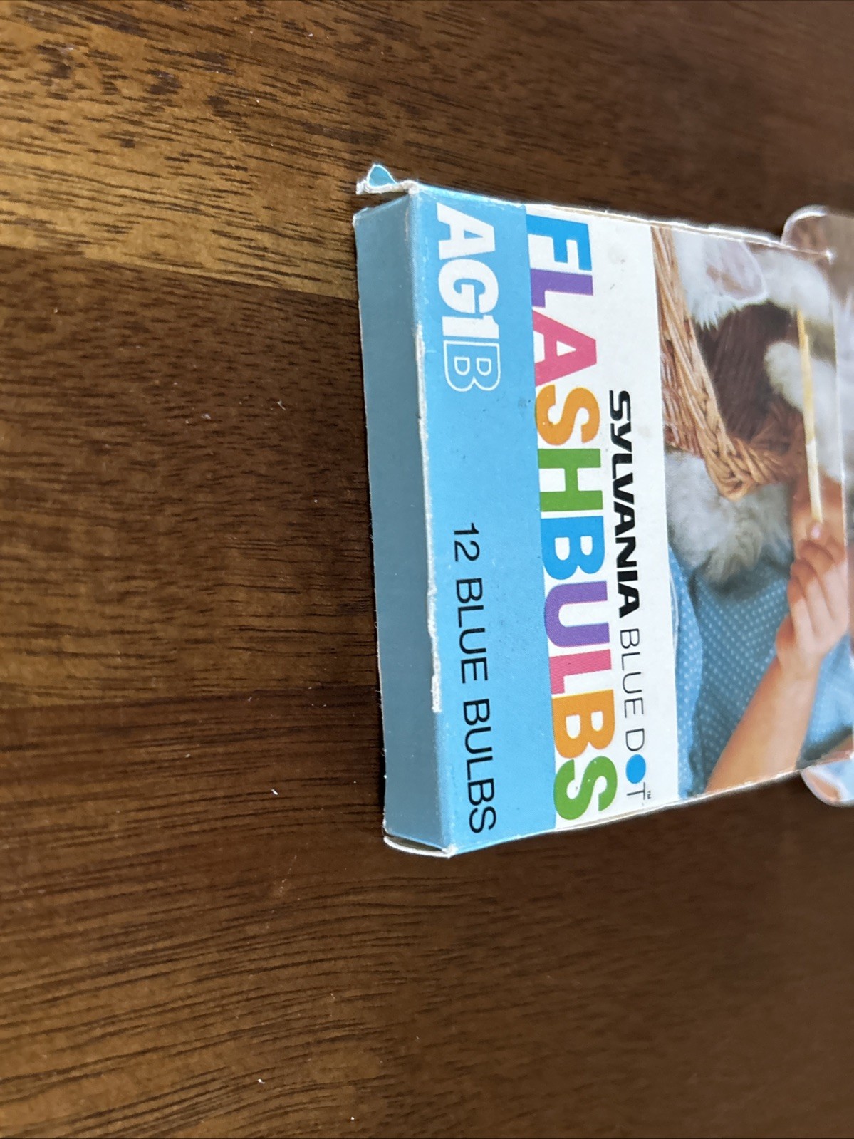 Vintage Sylvania Blue Dot Flash Bulbs AG1B – Box of 12 Blue Bulbs NIB