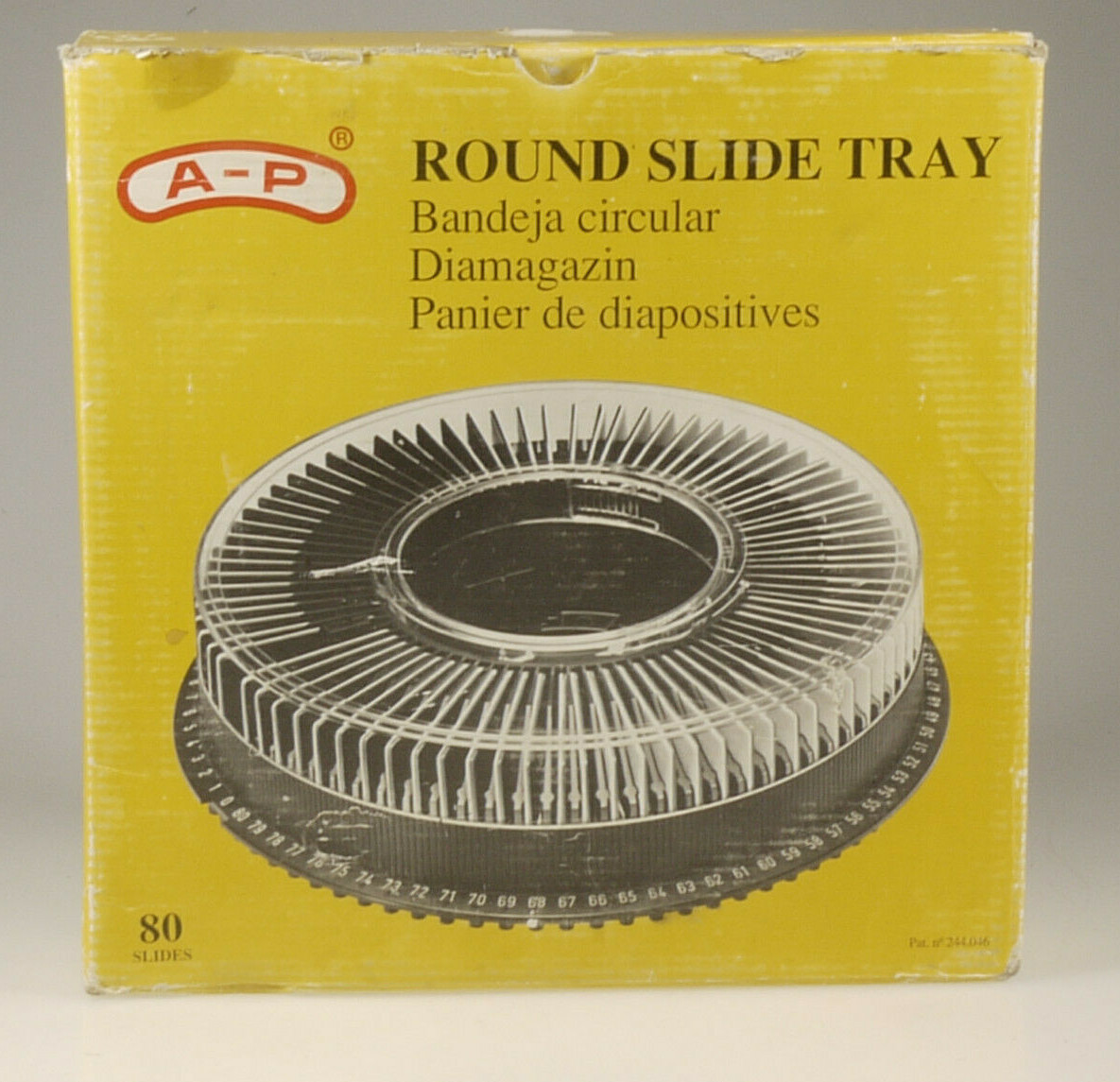 PRL) ROUND SLIDE TRAY CIRCULAR SLIDE HOLDER SLIDE BASKET