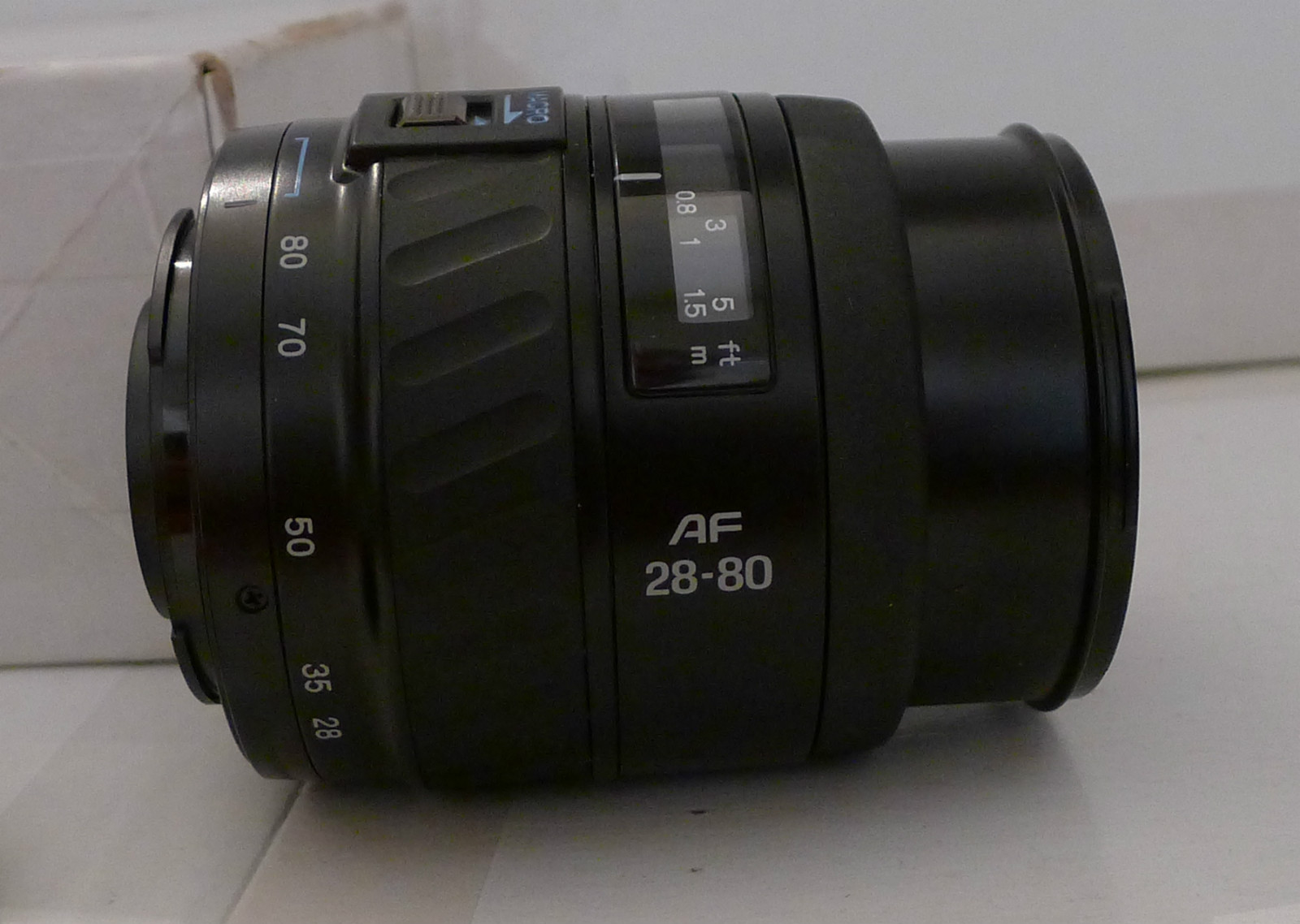 Minolta AF Zoom 28-80mm 1:4 (22) – 5.6 Lens 55mm +End Cap- Japan TESTED
