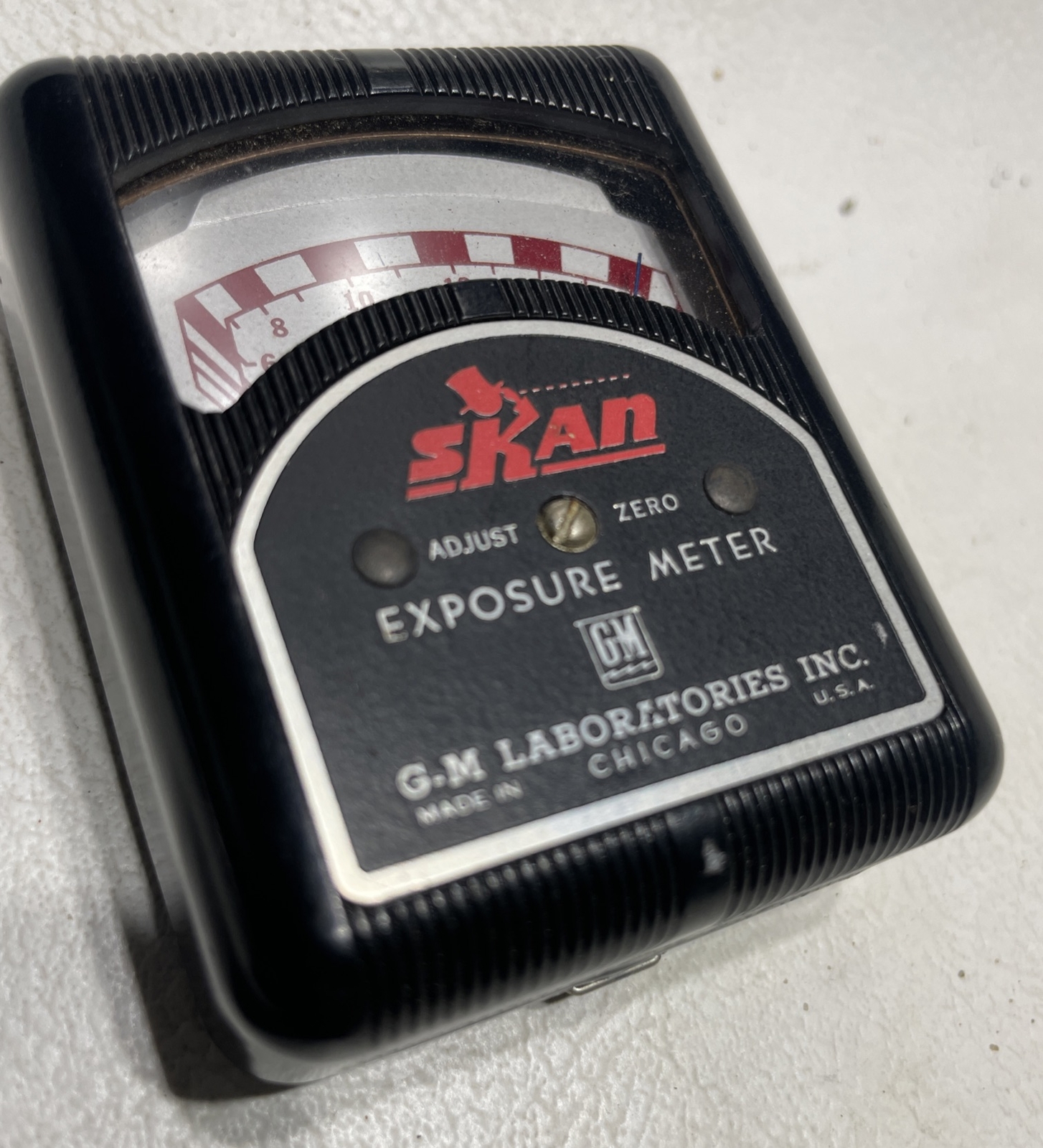 Skan Exposure Meter G-M Laboratories Inc. Chicago Illinois Vintage With Case