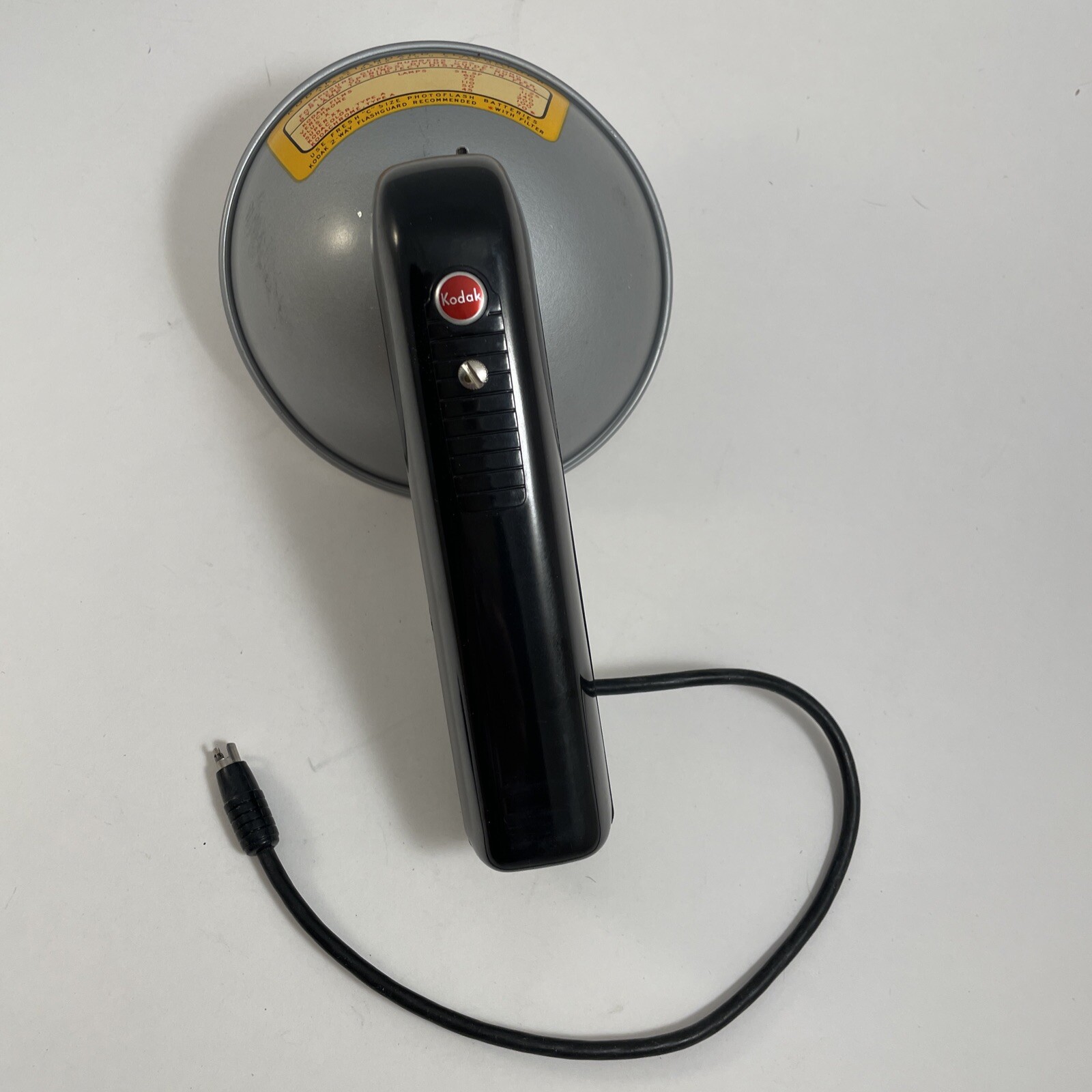 Vintage Kodak B-C Flasholder, Instructions and Old Film Tube Open.