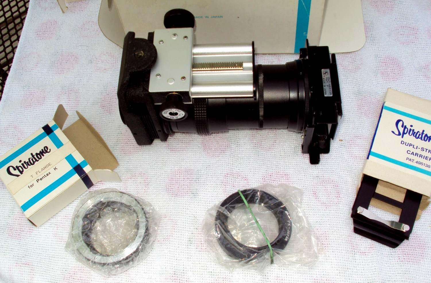 Spiratone Bello-Dupliscope Macro Photo Slide Negative Duplicator #518093 w/Box