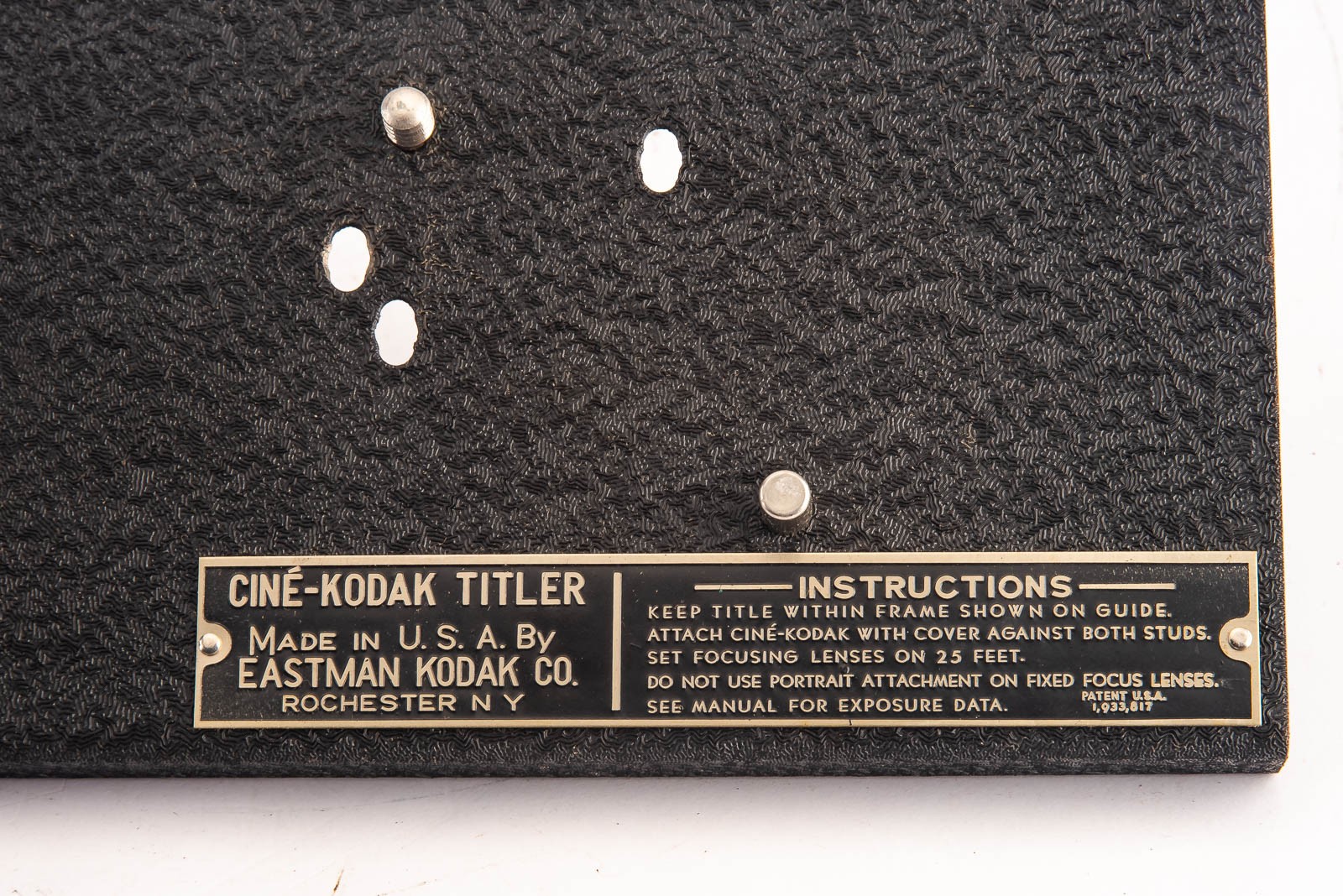 Vintage Kodak Cine Titler for 16mm Motion Picture Cameras in Box Near Mint V13