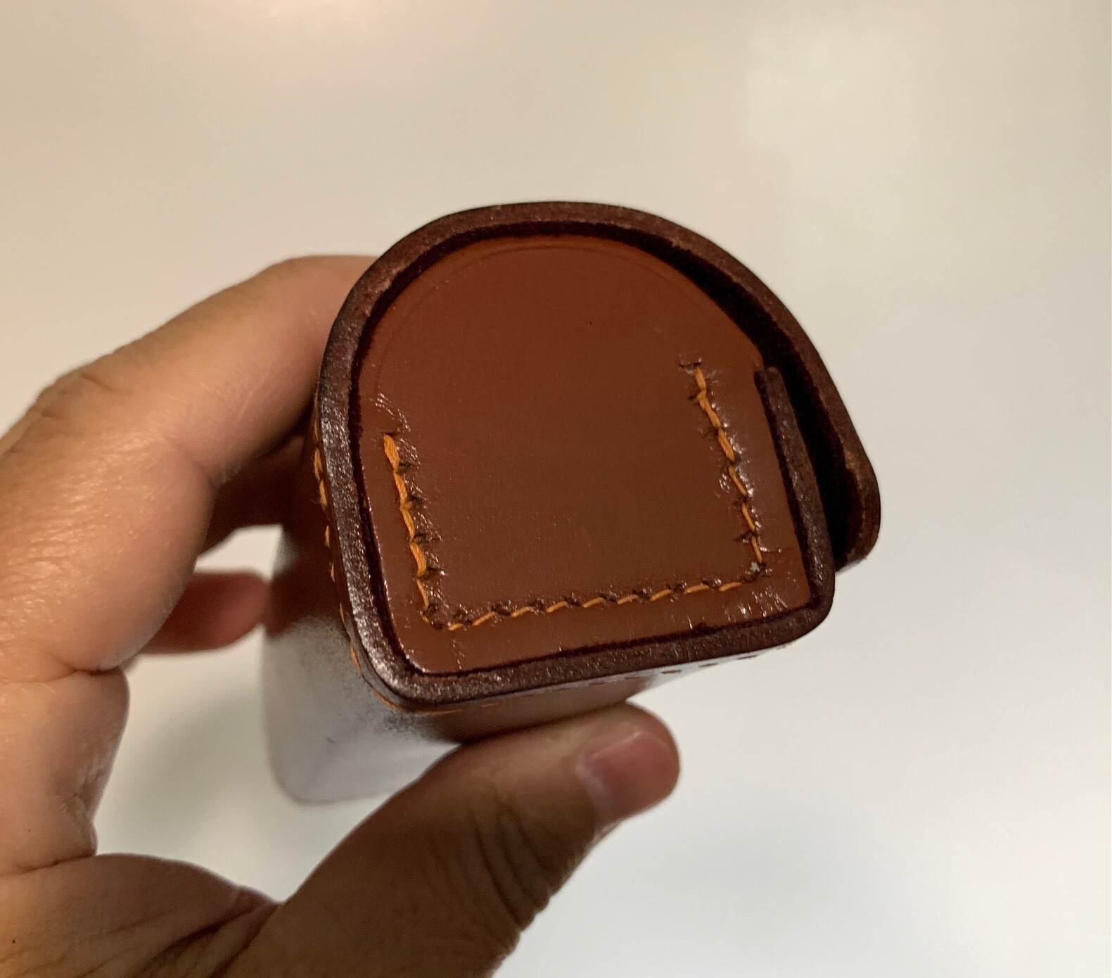 Original Leather Kern Paillard Bolex LENS CASE for 75mm Yvar Lens