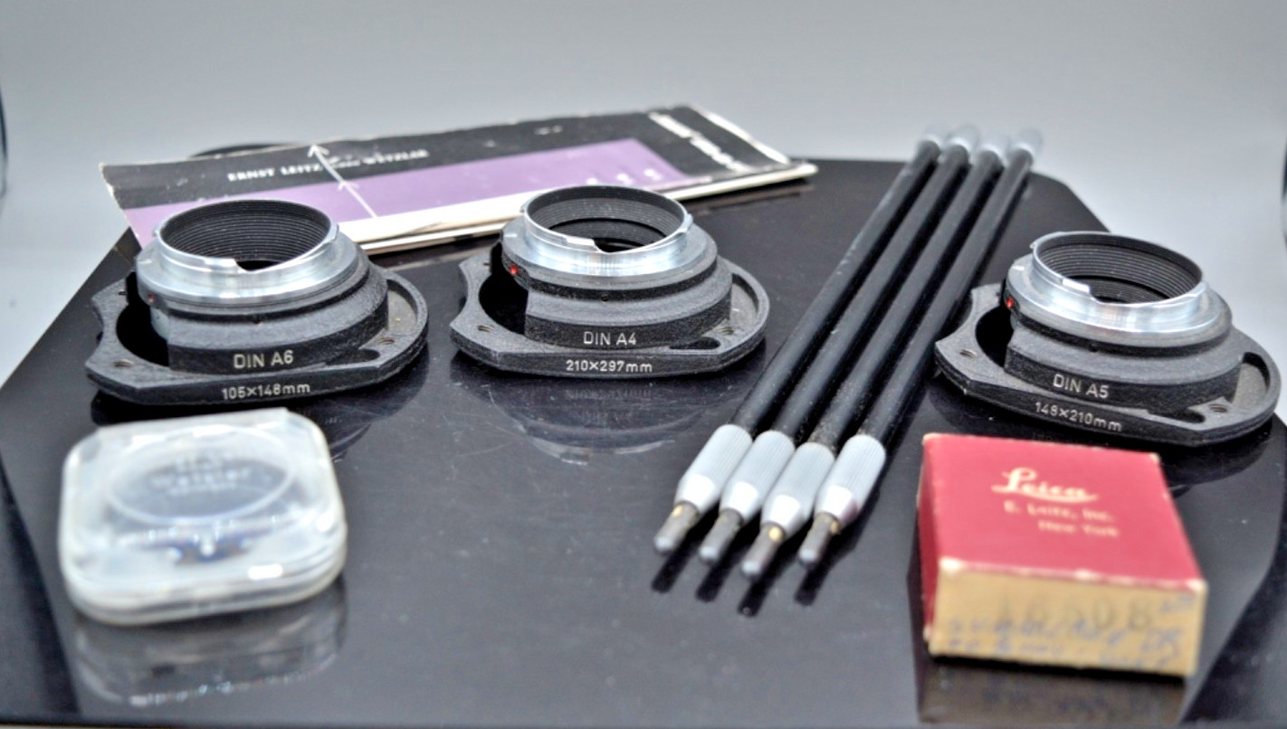 Leica Leitz BOOWU-M Din A4 A5 A6 Copy Stand Parts Boxed