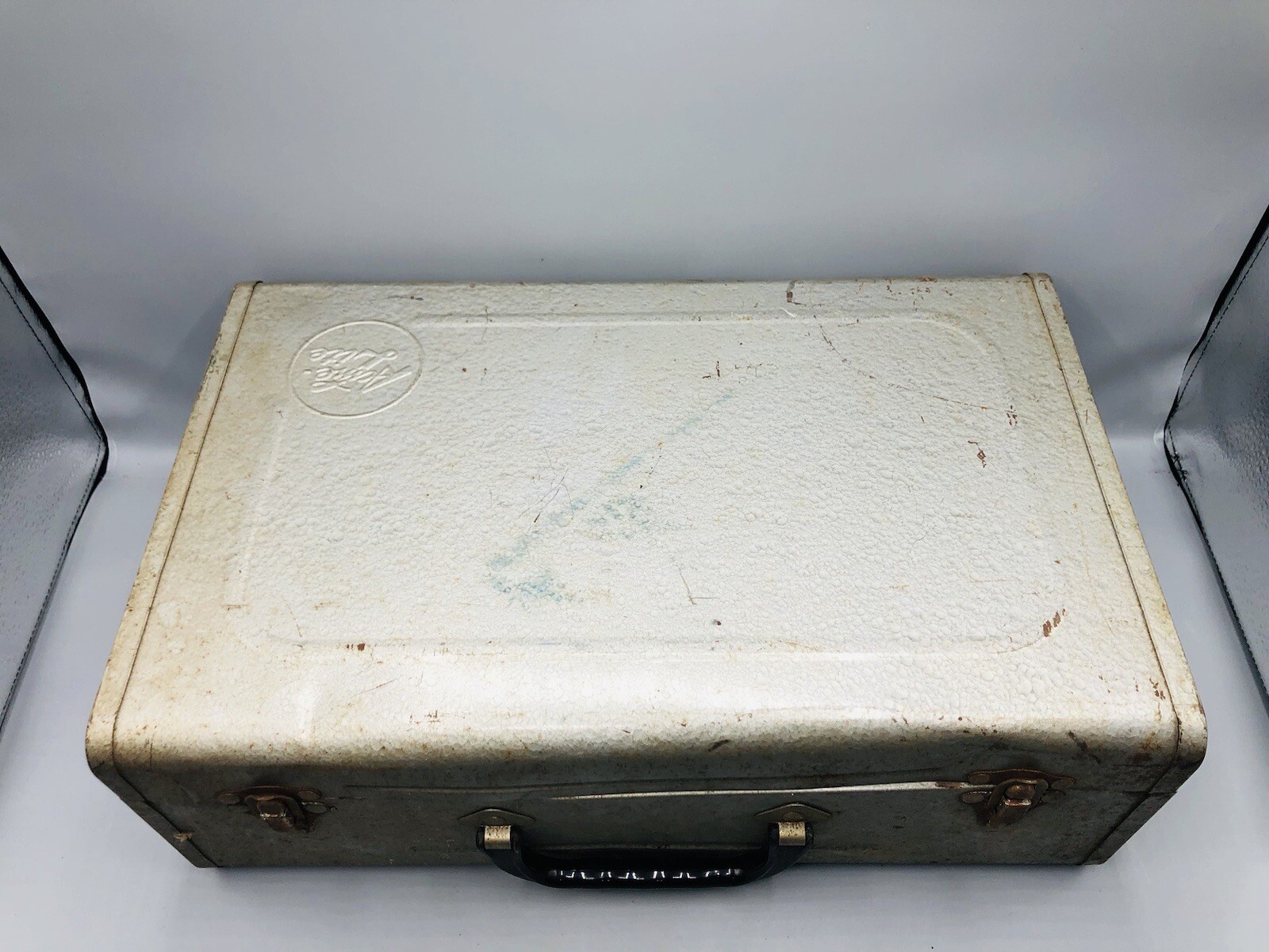 Vtg ACME LITE MOV-E-LITE in Case w/ Tripod Movie Film Stage Lighting 2 Bulbs