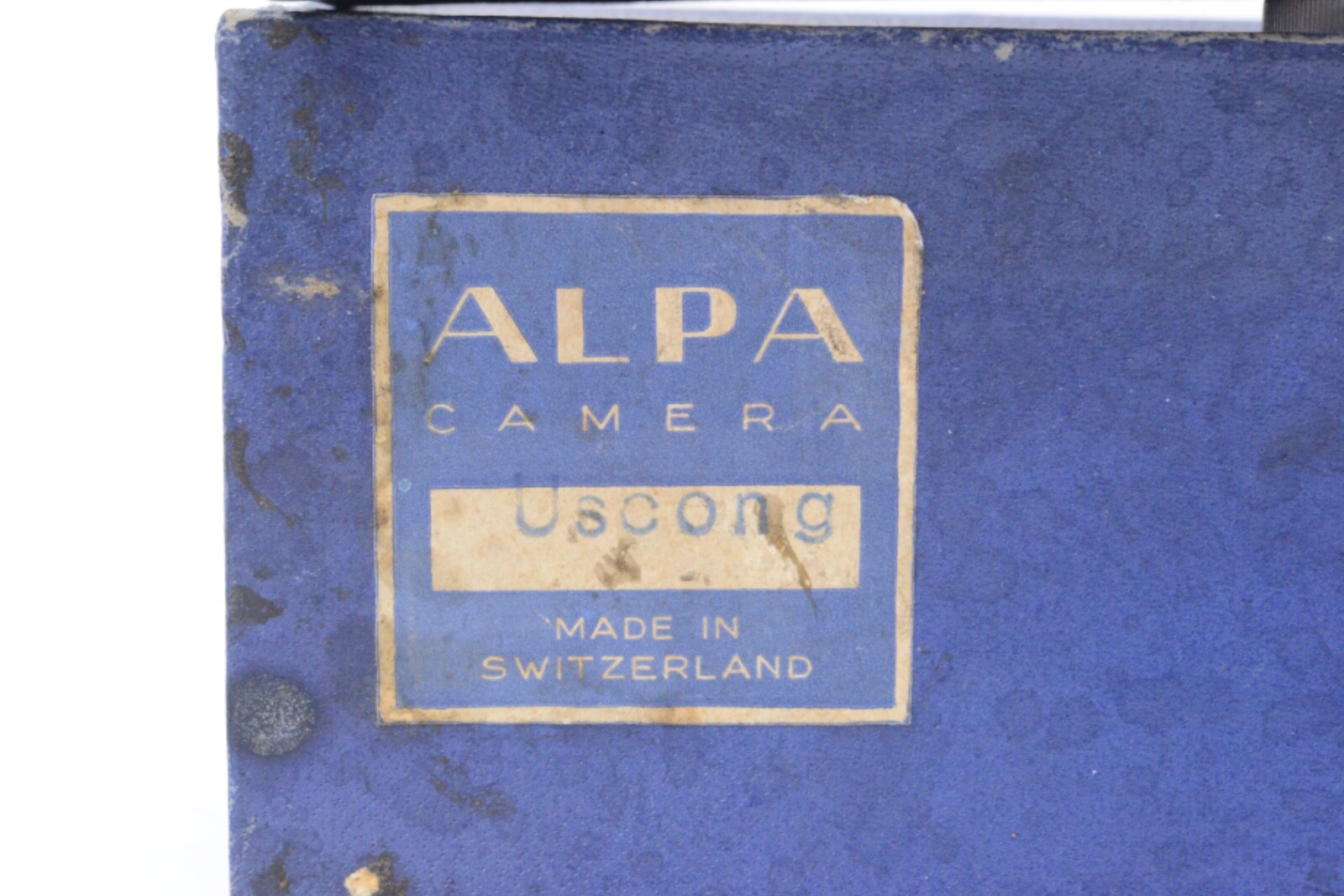 Alpa accessory. USCONG. Quick release bar with original box.