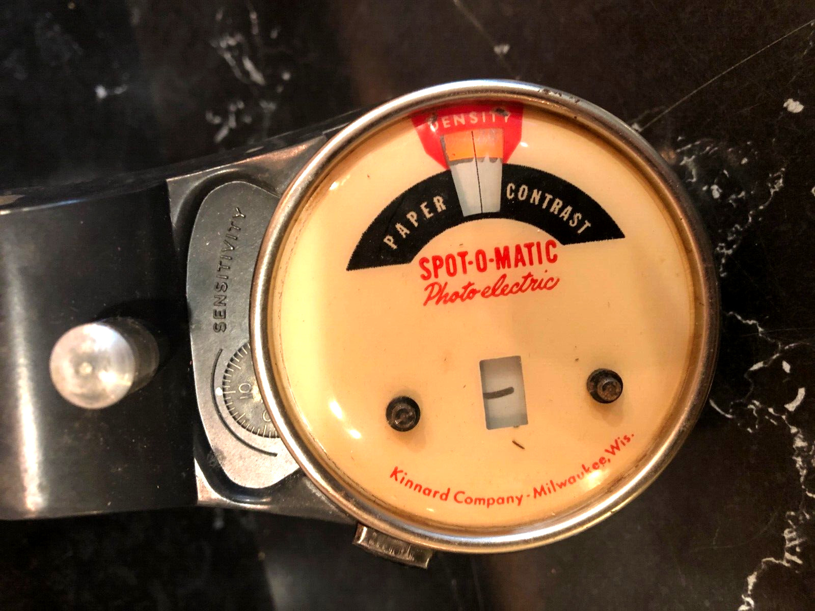 Photo-Electric Spot-O-Matic Photo ENLARGING Meter Vintage Kinnard Company