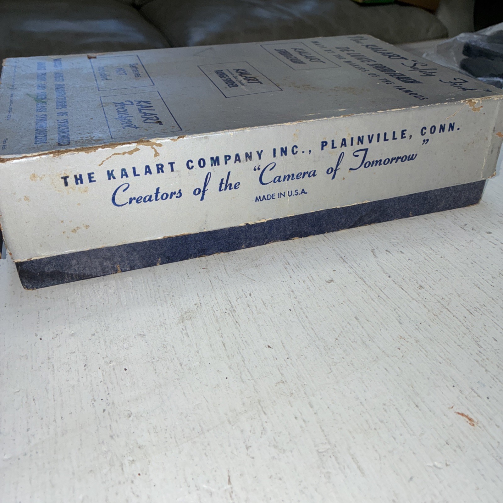 Vintage Kalart Speed Flash Safety First De Luxe range finder Original Box