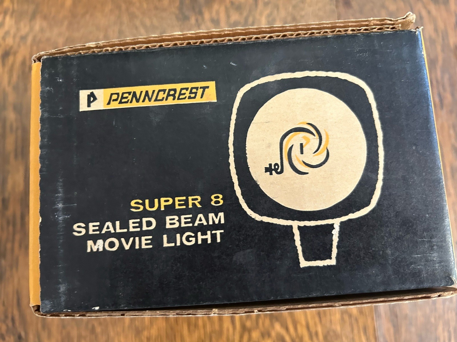 Vintage Penncrest Super 8 Sealed Beam Movie Prop Photography Light w/ Box WORKS