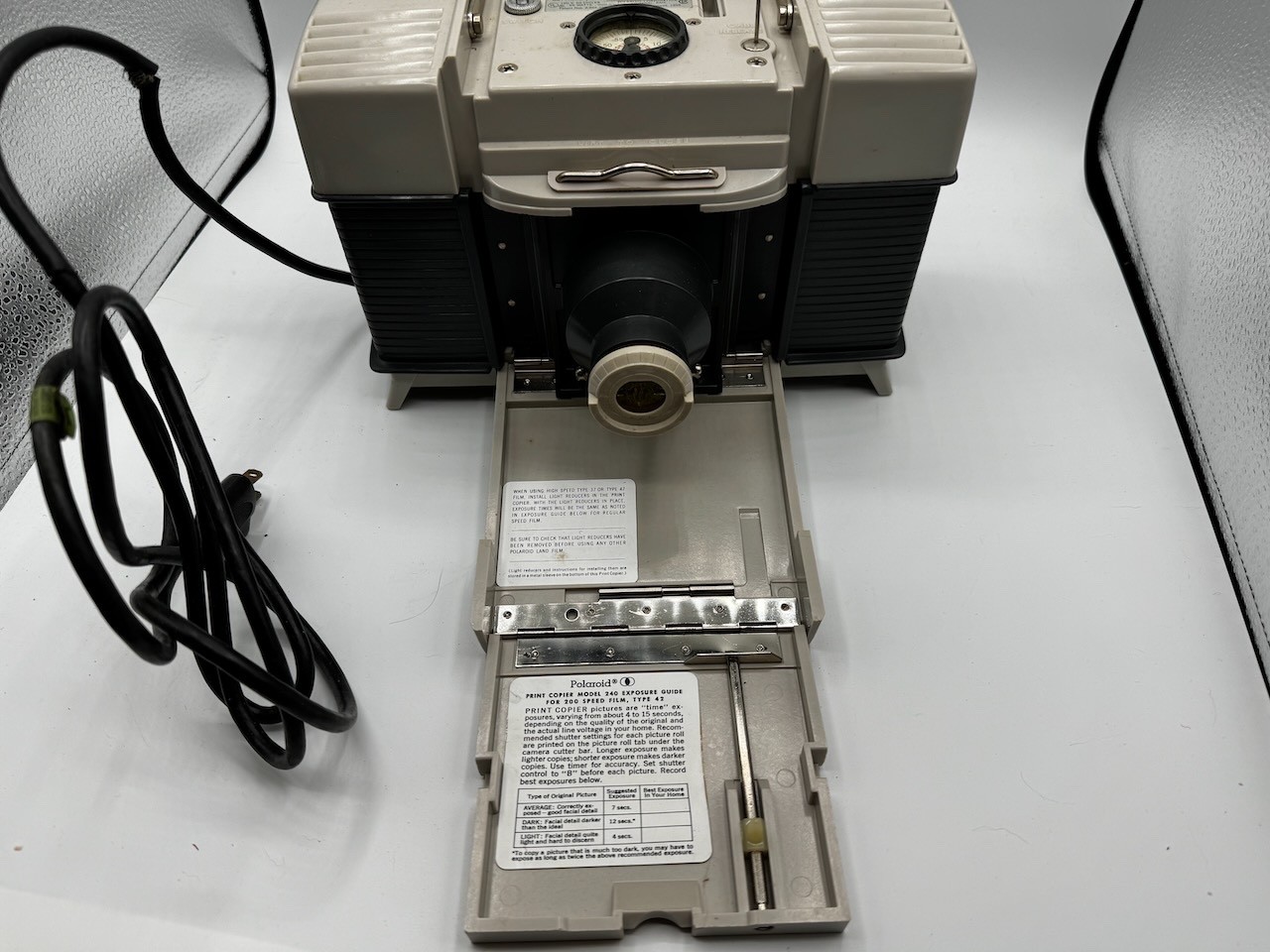 Polaroid Print Copier 240 for Land Cameras with original box and manual