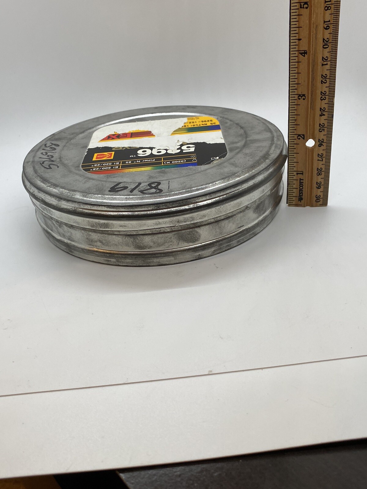 Vintage Eastman Kodak Metal Film Reel Canister Case Empty 7 Inch