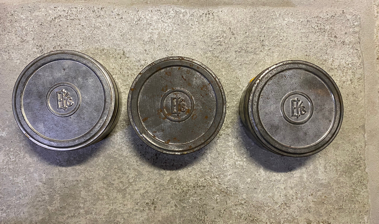 3 Kodak Tin LOT Panatomic-X Film KP 44786A