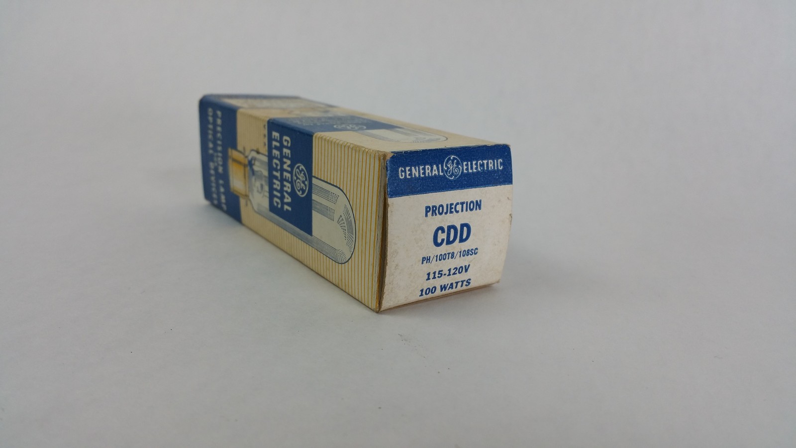 New GE CCD Vintage Precision Lamp For Optical Devices 115-112V 100Watts