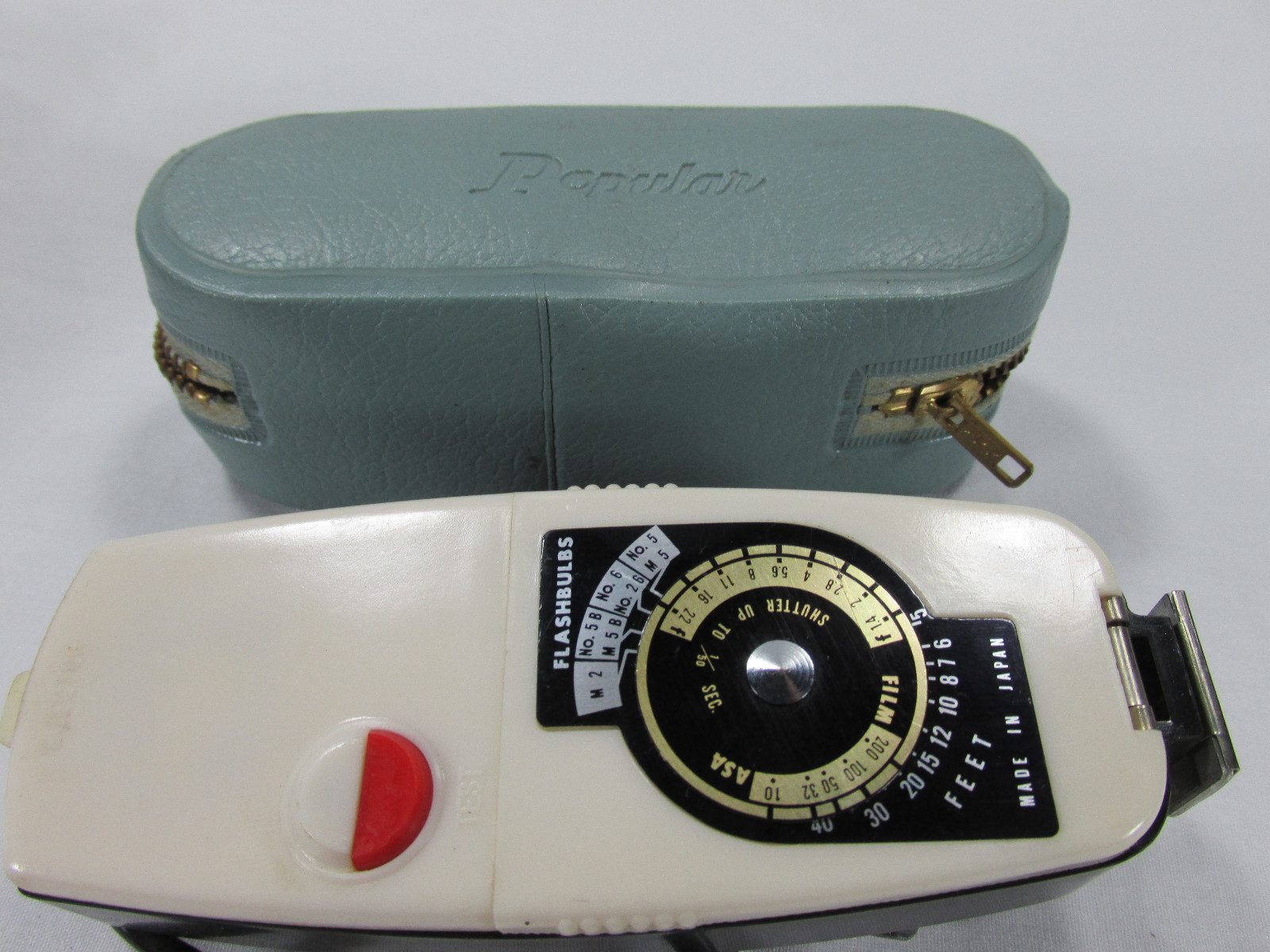 VINTAGE POPULAR EARLY FAN FLASH FOR BULBS & DELUXE STITZ CDS METER LIGHT FINDER