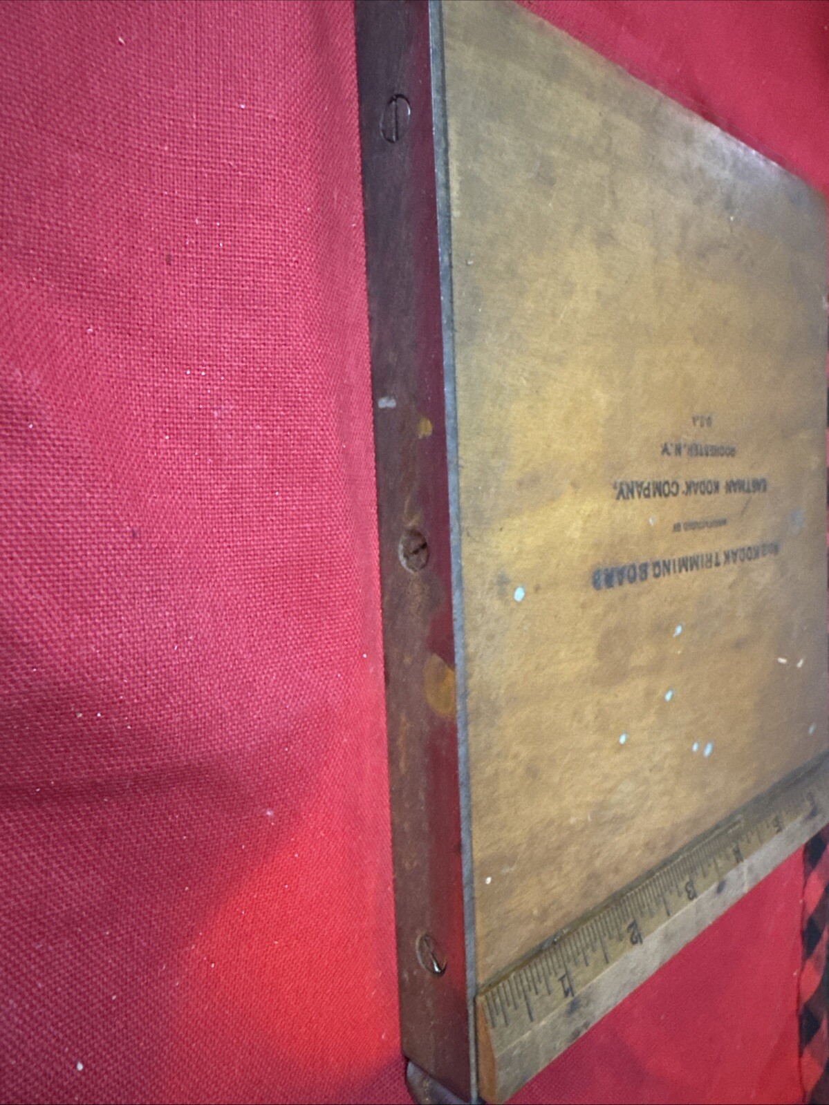 Vintage Eastman Kodak No. 2 Trimming Board Rochester NY USA Photography Advert.