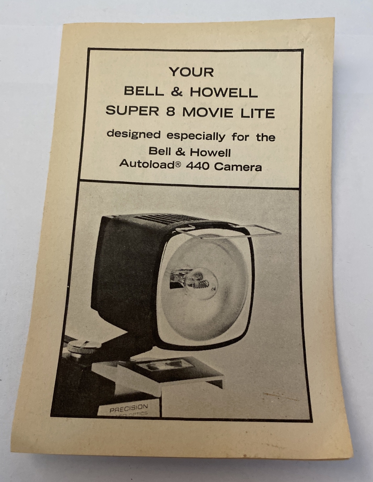 Vintage Bell & Howell Movie Lite #41410 For 440 Super 8 Camera In Box ~ Works!