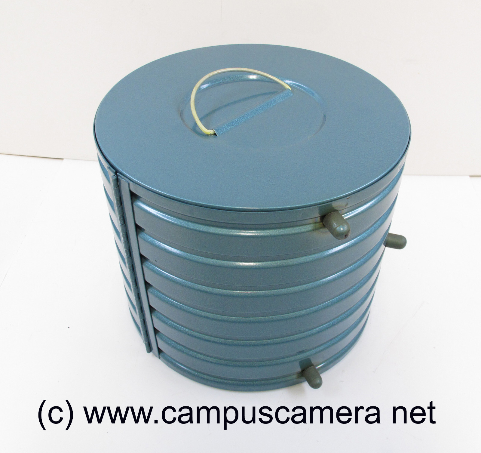 Compco 8mm / Super8 400ft Steel Film Reel Storage Container “ReelBank” in box!!