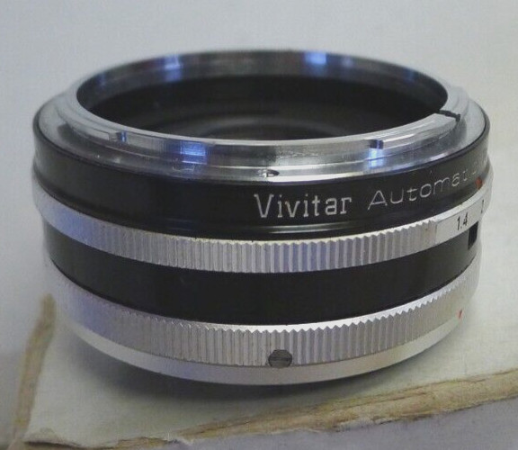 Vivitar Automatic Tele Converter 2X-4 +1 End Cap for Canon FL-FD – Made in Japan