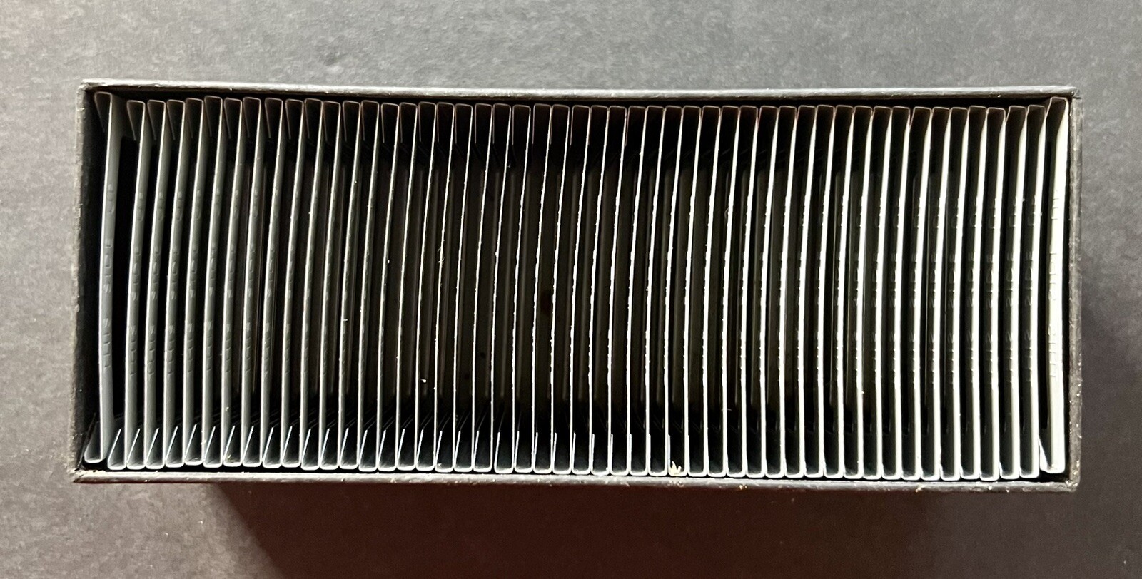 Kodak Metal Binders For 2” X 2” Slide Cover Glass, Thin Box Of 50