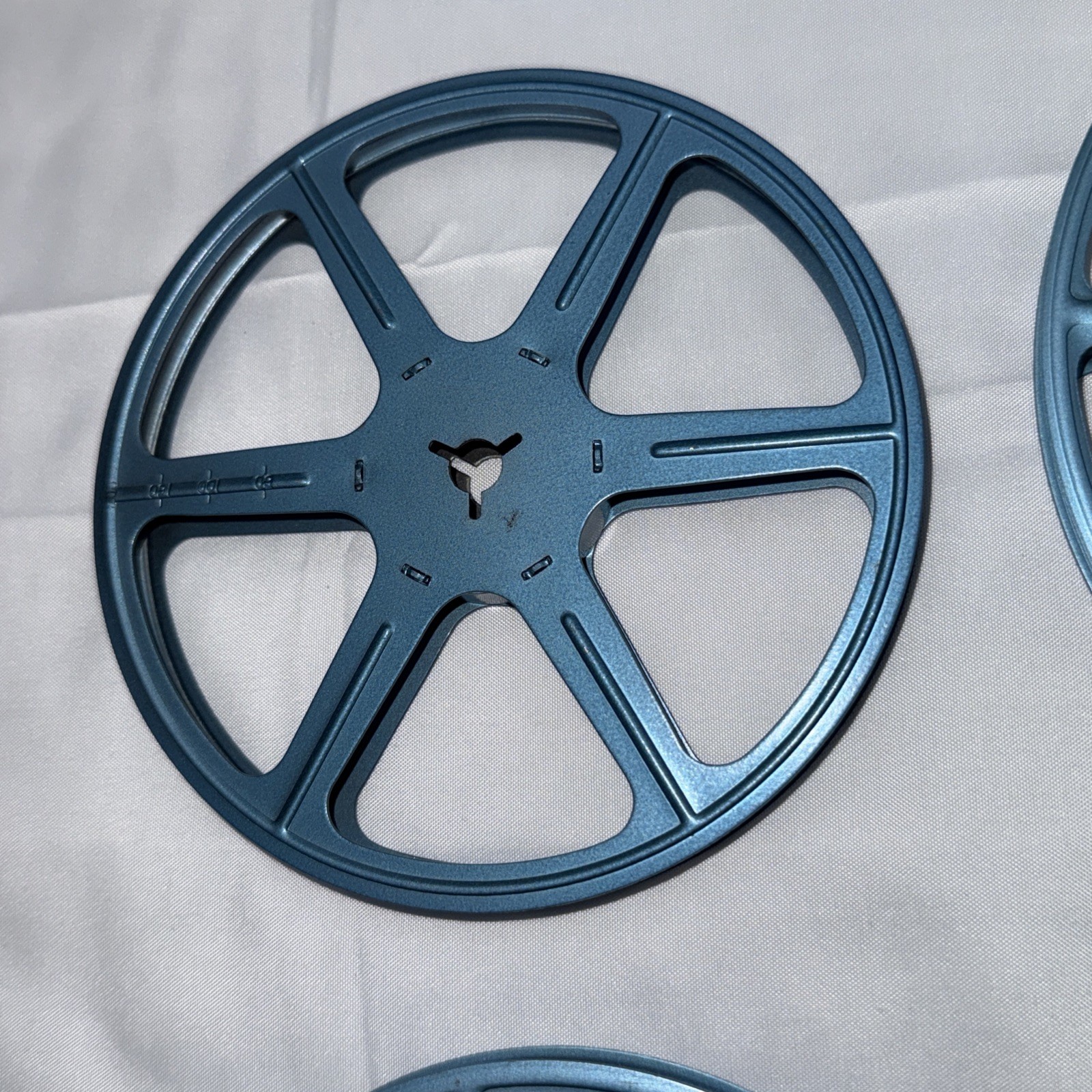 Mixed Lot Compco Std 8mm Film Reels Cans Blue Metal Lot of 6 sets