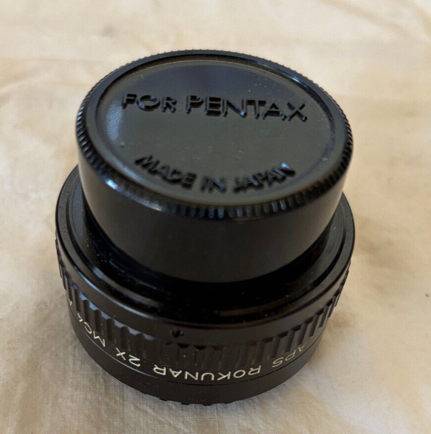 APS Rokunar 2X MC4 Auto Tele Converter 5210031 Made in Japan for Pentax Camera