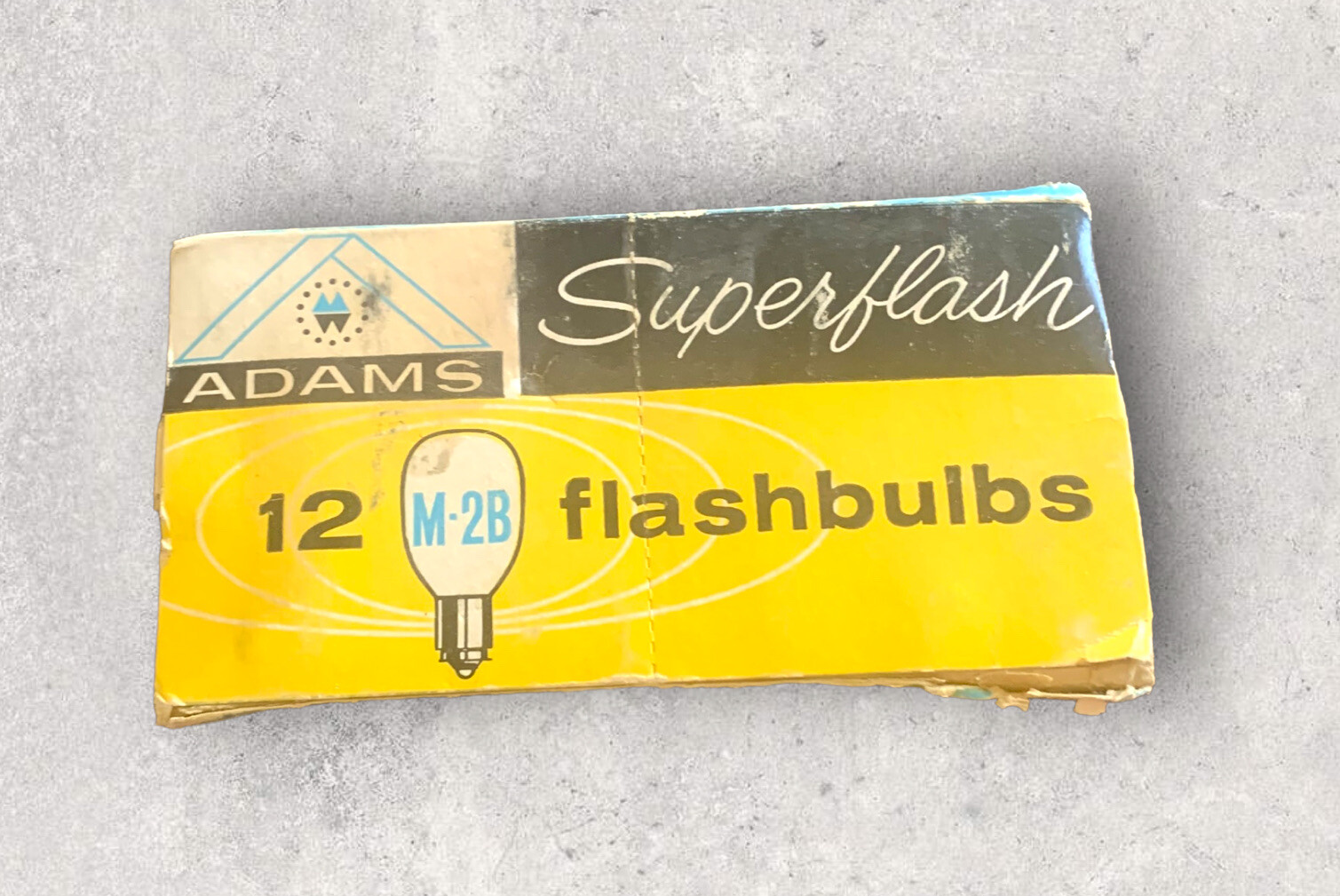 Adam’s Superflash FLASHBULBS M2B VINTAGE BOX OF 10 Bulbs