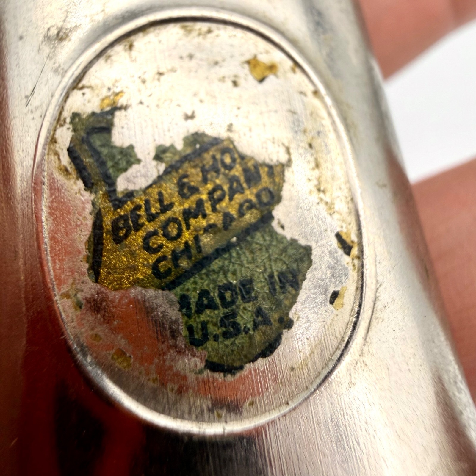 Bell & Howell Filmo Projector Needle Oiler Oil Can Metal Silver 3.5 in Vintage