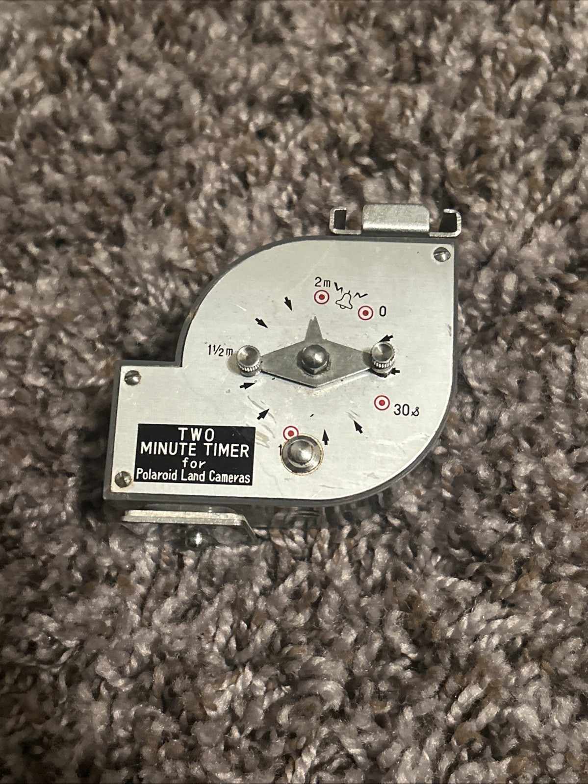 Vintage Rare – Accura Two Minute Bakelite Timer Shoe Mount Polaroid Land Cameras