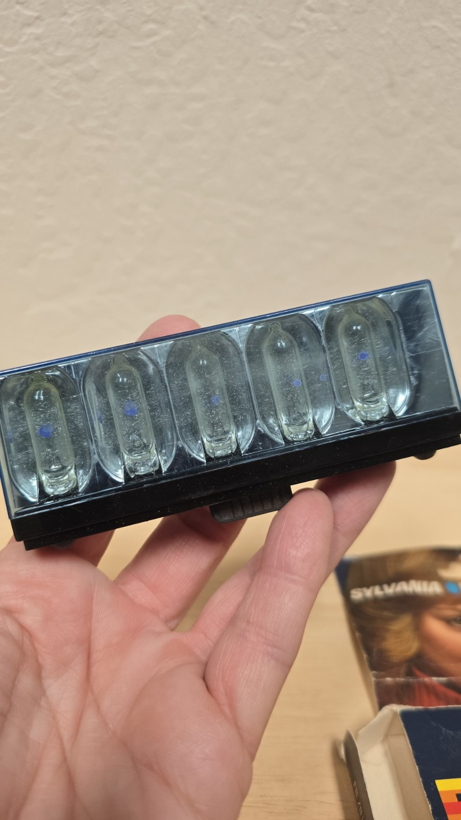Vintage Retro GTE Sylvania Blue Dot Flash Bar 10 Flashes NEW in Original Package