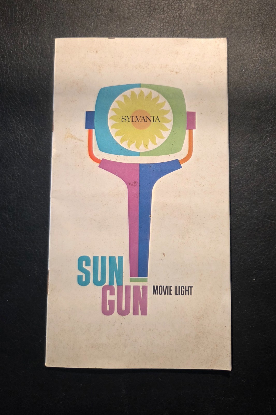 Sylvania SG-1 Sun Gun Movie Light with Original Bracket and Instruction Manual