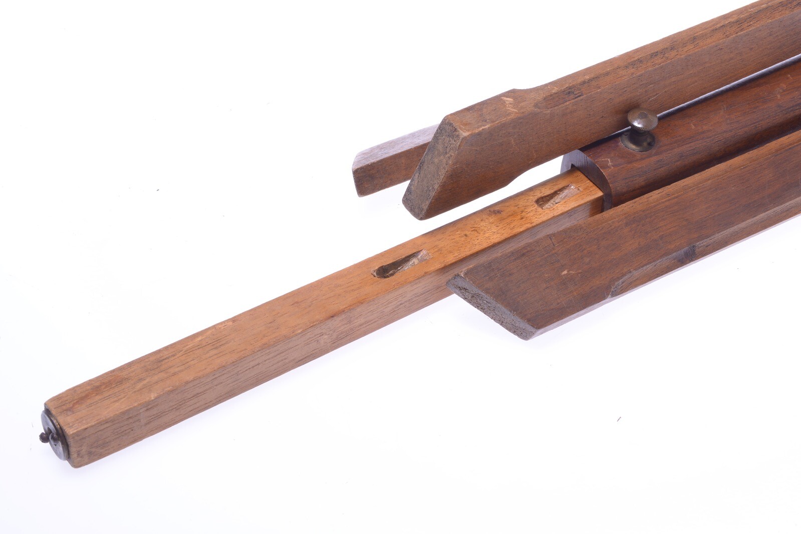 ✅ ANTIQUE WOOD TRIPOD ‘LE PLIABLE’ *VERY INTERESTING* 140CM 55.11″ VIEW CAMERA