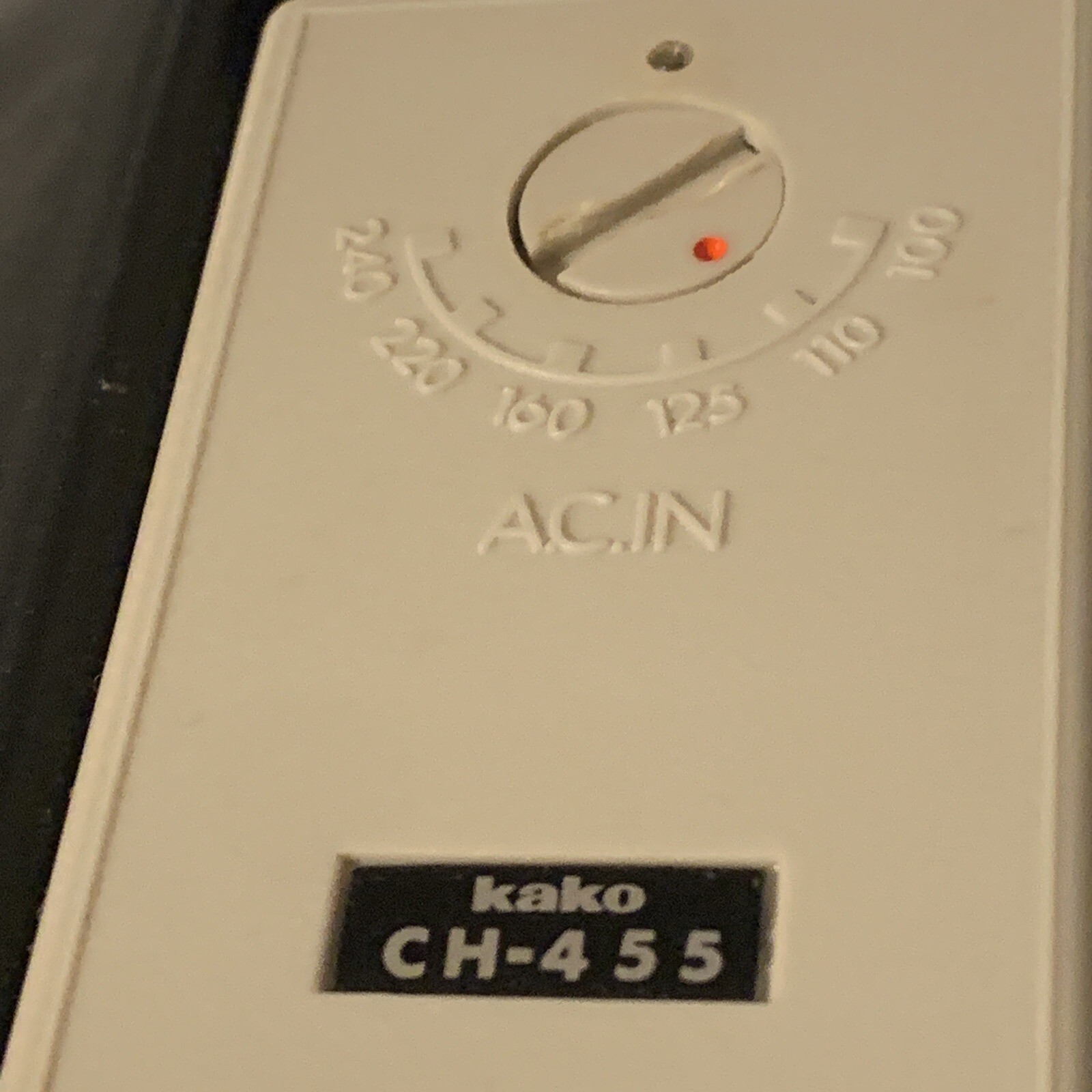 Vintage Kako Hi-Beam 2400 With Original Case Power Cord & Power Adapter Japan