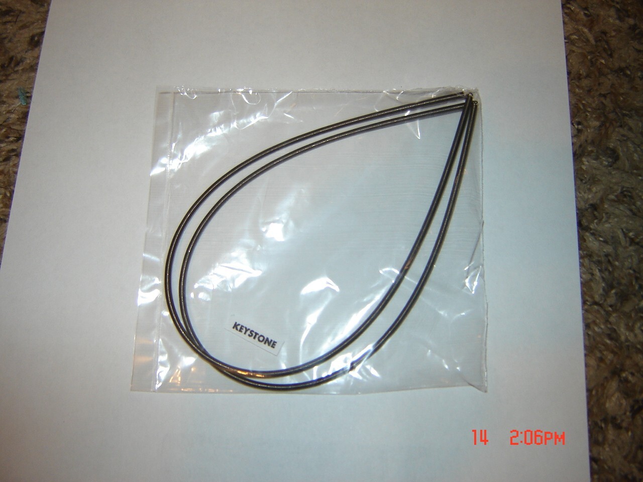 8MM Keystone EIGHTY Projector Belts. 2 Wire Belts, 2 Belt Set,New