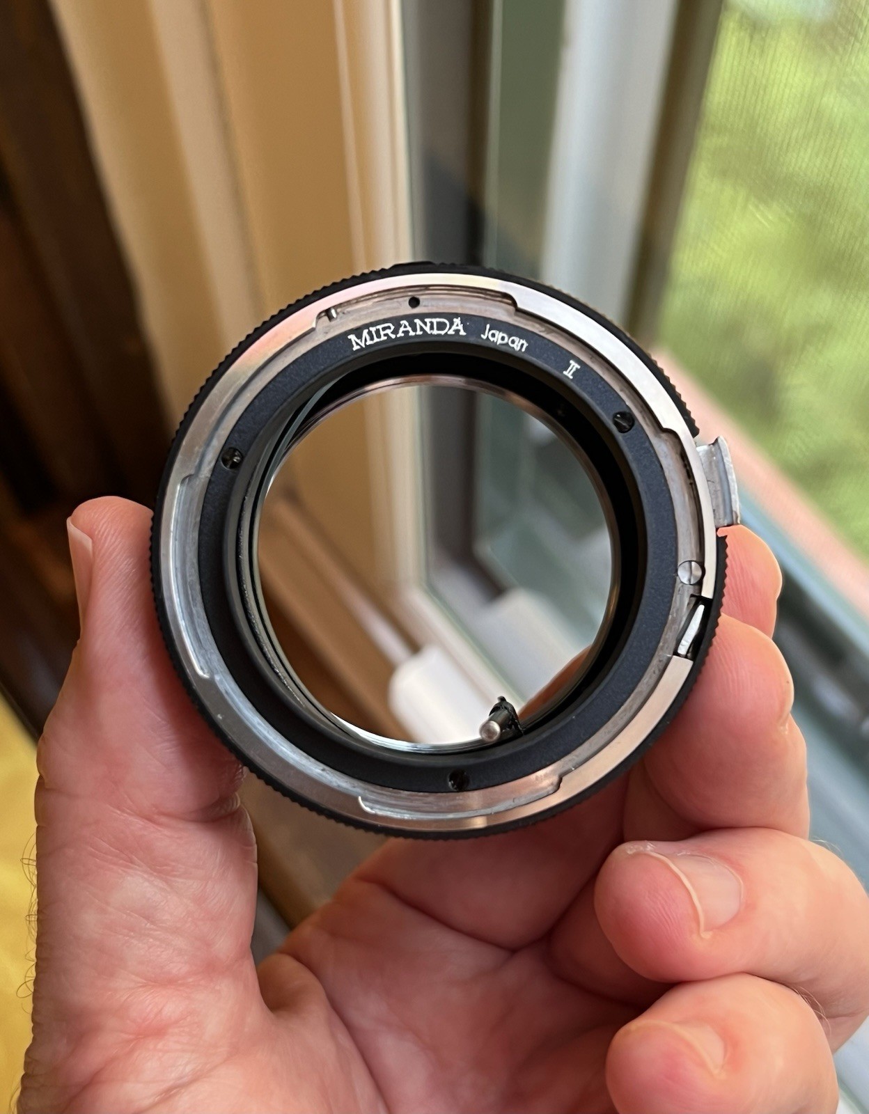 Miranda Film Camera Eye Level Finder + Automatic Extension Tube & 2 Lens Cases